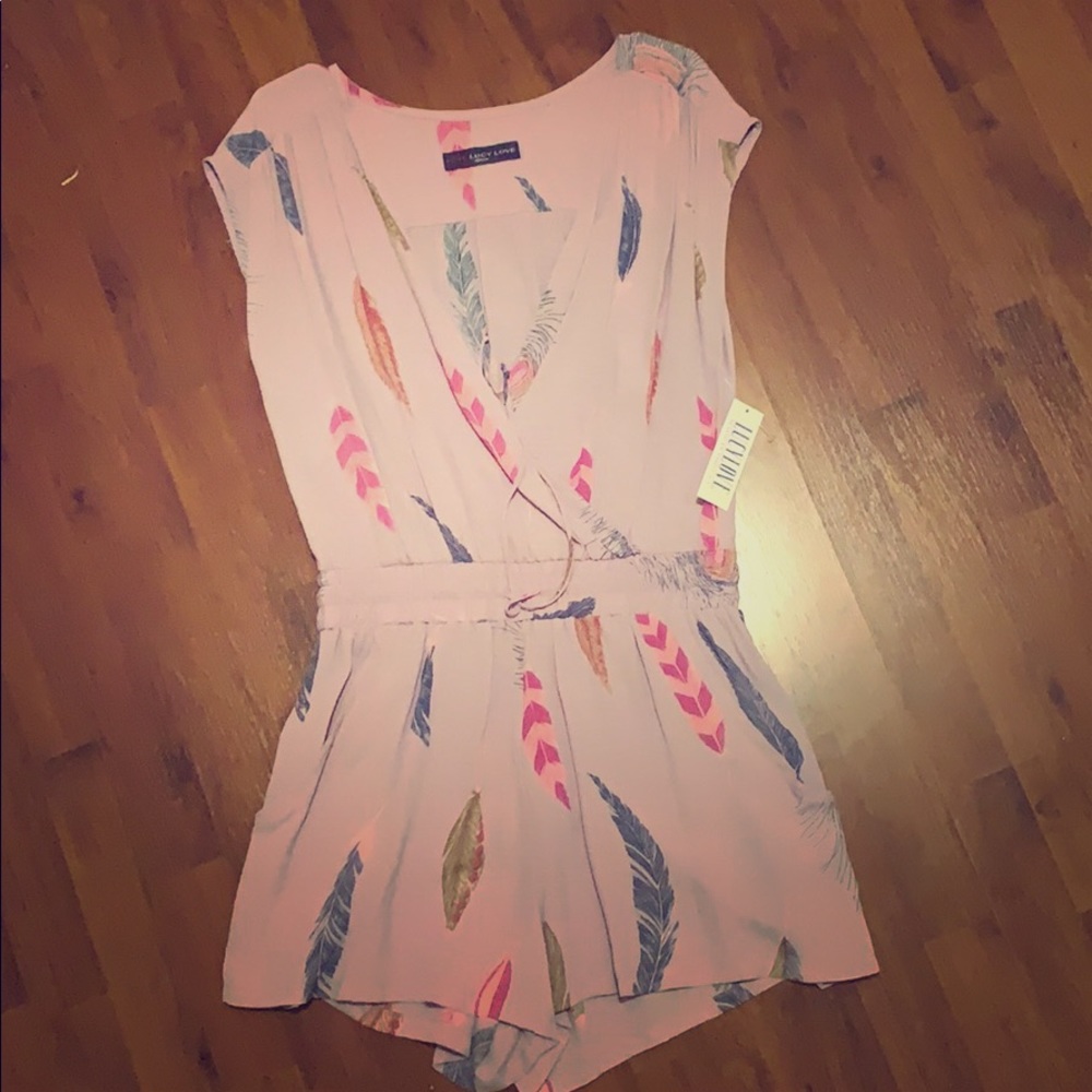 Feather Romper